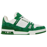Louis Vuitton Trainer Sneaker White / Green